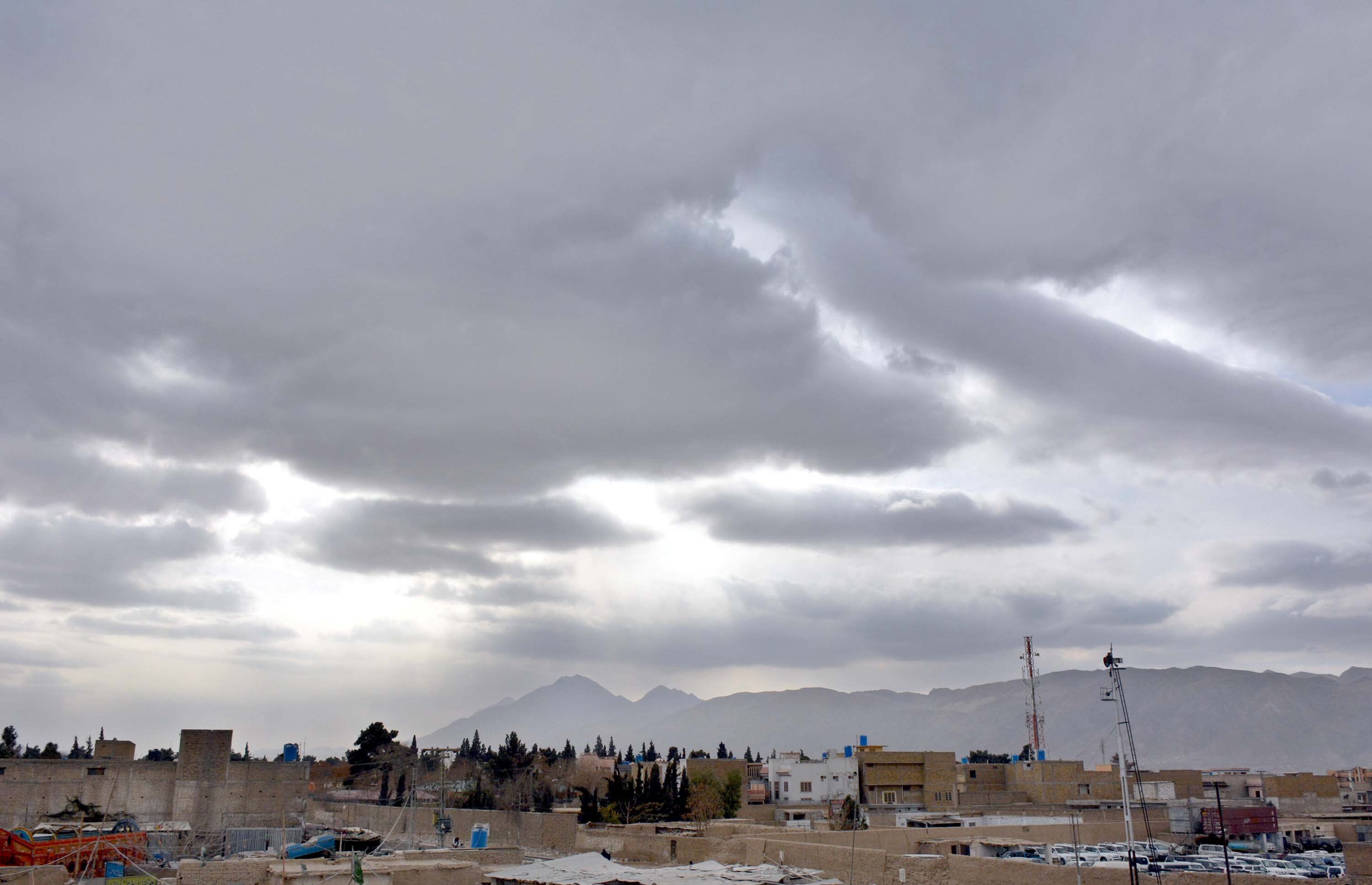 clouds cover the sky in quetta photo express