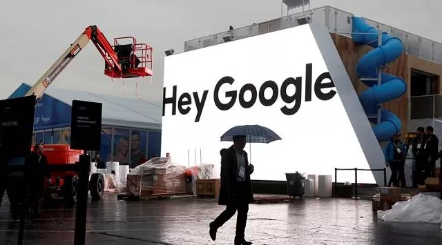 a man walks through light rain in front of the hey google booth under construction at the las vegas convention center in preparation for the 2018 ces in las vegas nevada us january 8 2018 photo reuters a man walks through light rain in front of the hey google booth under construction at the las vegas convention center in preparation for the 2018 ces in las vegas nevada us january 8 2018 photo reuters
