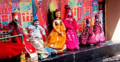 colours of pakistani culture displayed at puppet show colours of pakistani culture displayed at puppet show