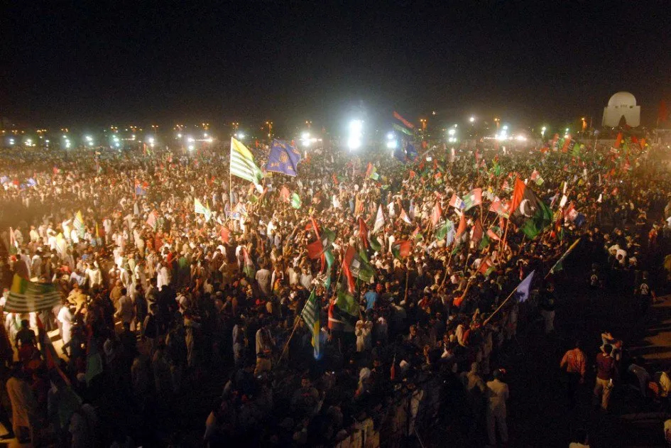 exercising their influence the political parties usually manage to get the security clearance for their public gatherings photo ppi file exercising their influence the political parties usually manage to get the security clearance for their public gatherings photo ppi file