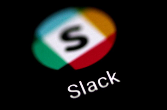 the slack messaging application is seen on a phone screen august 3 2017 photo reuters