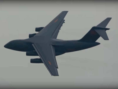 watch china s heavy military cargo aircraft undergoes first test