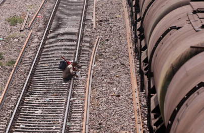 railway track in quetta blown up by suspected militants railway track in quetta blown up by suspected militants