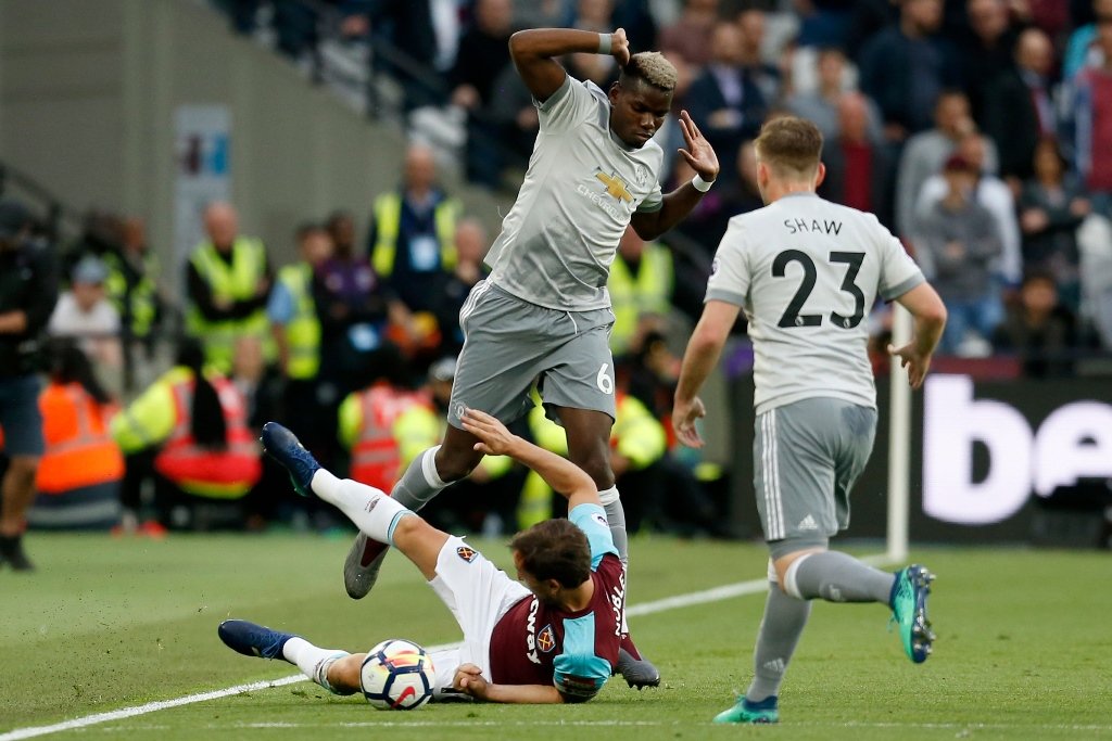 close encounters in a game of precious few clear cut chances luke shaw hit the post and paul pogba headed wide united 039 s best opening photo afp