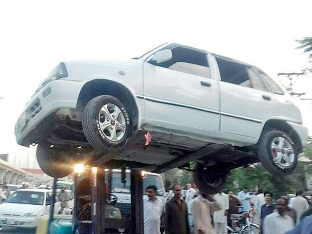 jumma bazaar of vehicles uprooted