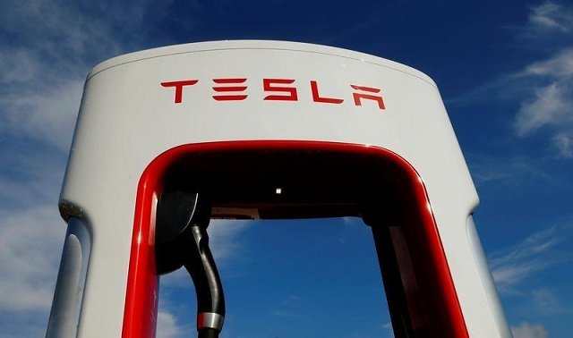 a charging station for electric powered tesla cars is seen in melide near lugano switzerland may 9 2018 photo reuters