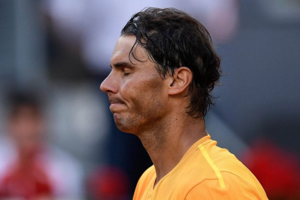 at his own game thiem joins novak djokovic and gaston gaudio as just the third man to have beaten nadal three times on clay photo afp