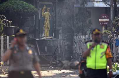 suspected islamic state inspired suicide bombers attack indonesian churches at least 11 dead suspected islamic state inspired suicide bombers attack indonesian churches at least 11 dead