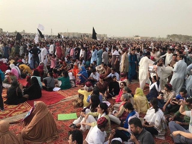 ptm rally in karachi photo express ptm rally in karachi photo express