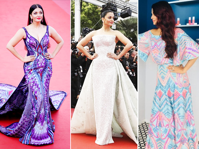 Aishwarya Rai Shines In Pink Dress & Sandals at L'Oréal Cannes Dinner