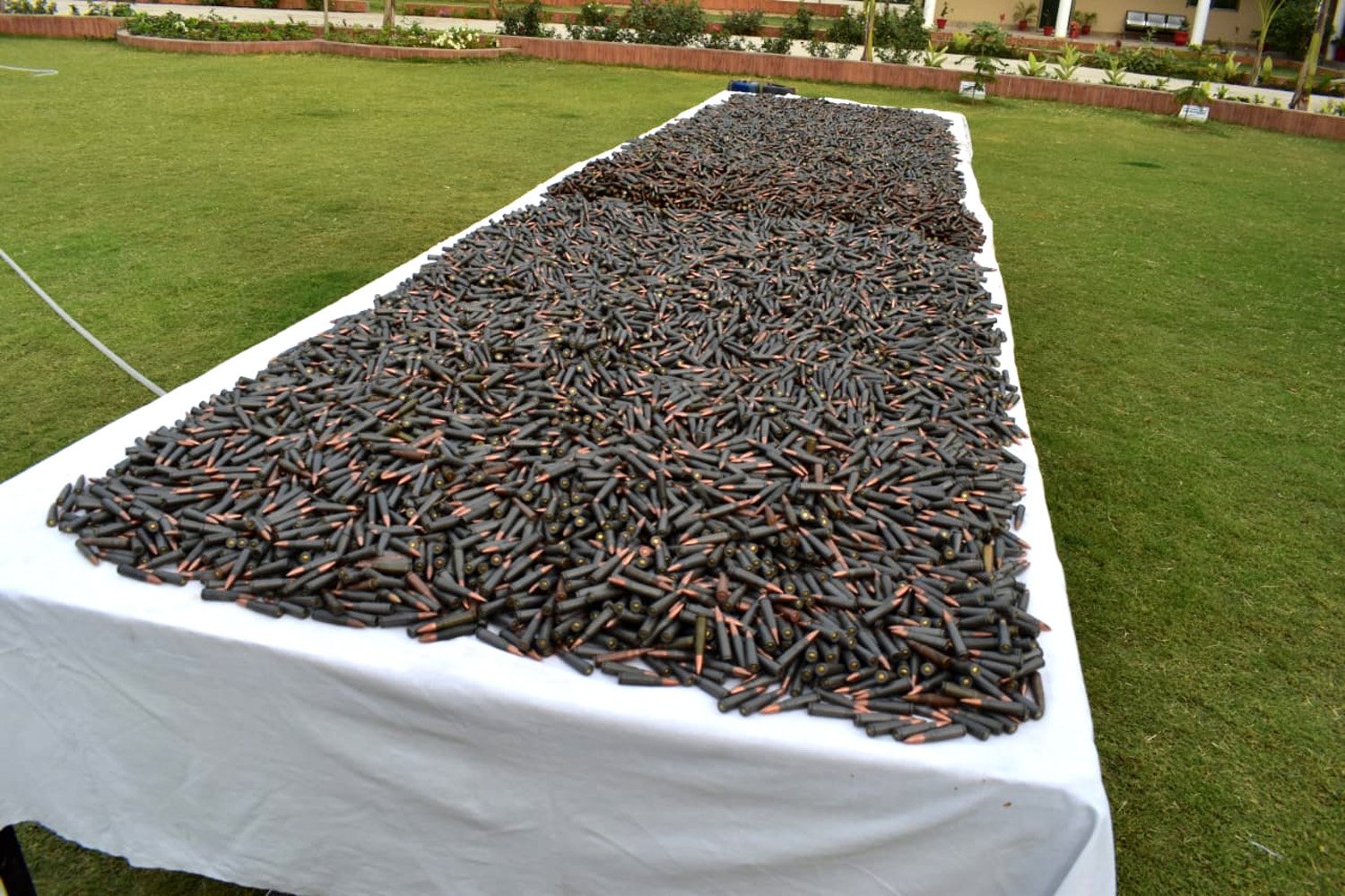 a large number of bullets that were seized during raids in various parts of balochistan photo express