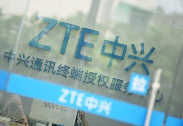 a sign of zte is pictured at its service centre in hangzhou zhejiang province china may 14 2018 photo reuters