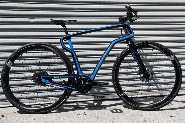 a 3d printed carbon fiber commuter bicycle by arevo labs is seen in santa clara california may 10 2018 photo reuters