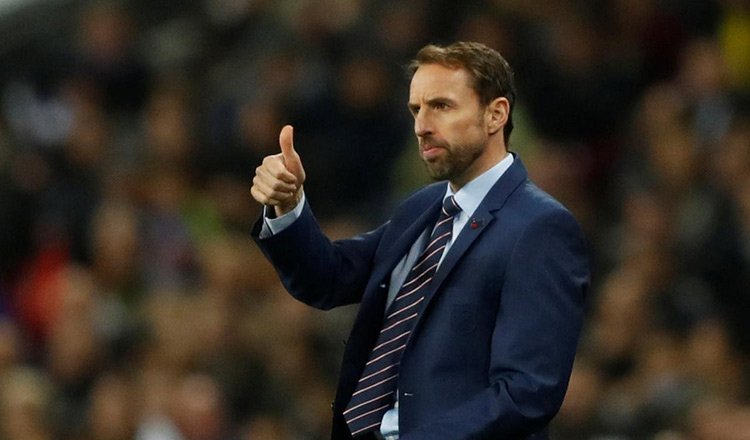 southgate named a youthful 23 man squad on wednesday and has given those not involved in the fa cup or champions league finals a week off to rest photo afp