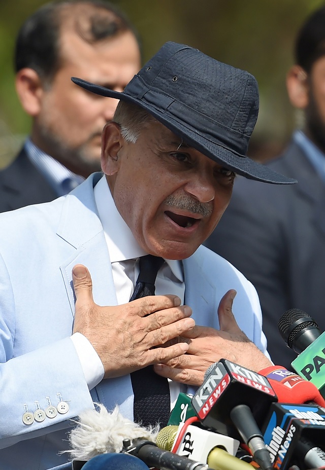 punjab chief minister shehbaz sharif photo afp