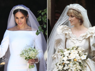 meghan markle s bridal gown takes inspiration from princess diana meghan markle s bridal gown takes inspiration from princess diana