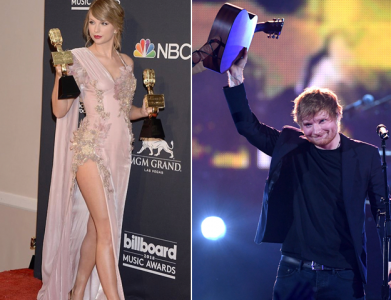 billboard music awards 2018 ed sheeran taylor swift win top honours