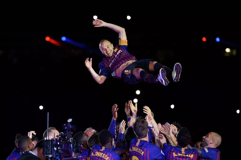 farewell legend iniesta played his last game for barcelona drawing the curtain on one of the most trophy laden club careers in history photo afp farewell legend iniesta played his last game for barcelona drawing the curtain on one of the most trophy laden club careers in history photo afp