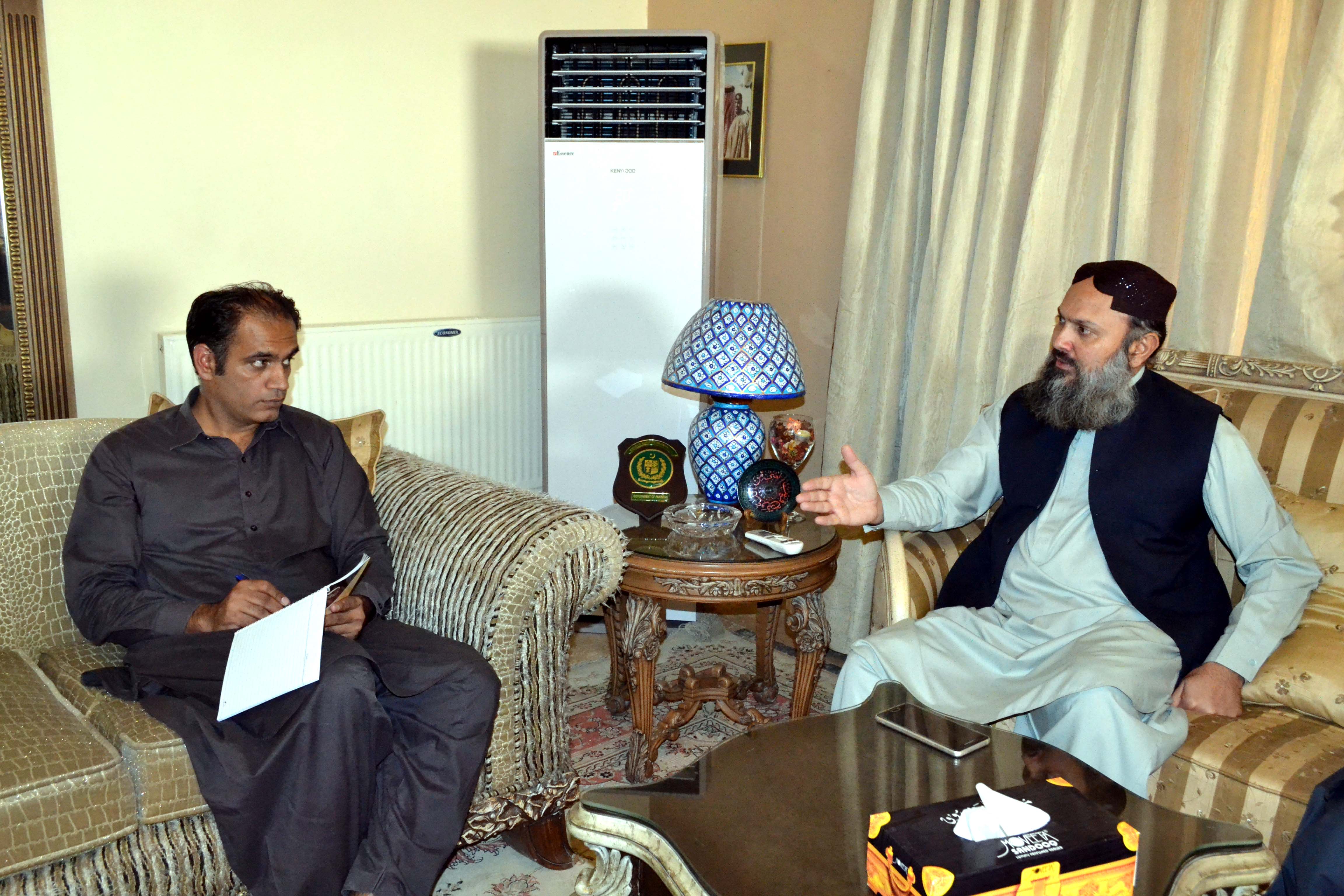 bap president jam kamal during an interview with the express tribune photo mohammad zafar