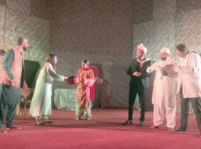 ajoka students present new play ajoka students present new play