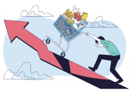 inflation slows to six year low