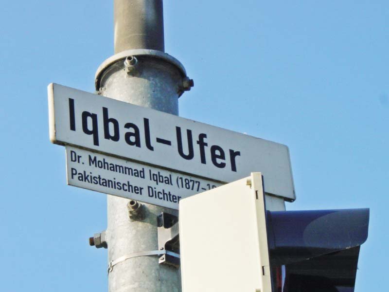 street named after allama iqbal in heidelberg where he studied philosophy photo file