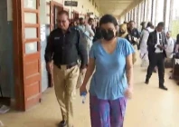alleged drug dealer was presented before the court without handcuffs in violation of official sops and security protocols photo express