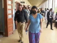 alleged drug dealer was presented before the court without handcuffs in violation of official sops and security protocols photo express