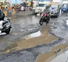 a city dug up and left thirsting