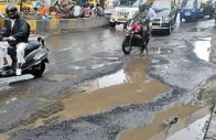 a city dug up and left thirsting