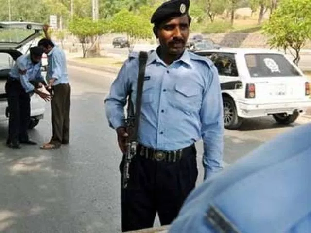 file photo of islamabad police personnel photo afp file photo of islamabad police personnel photo afp