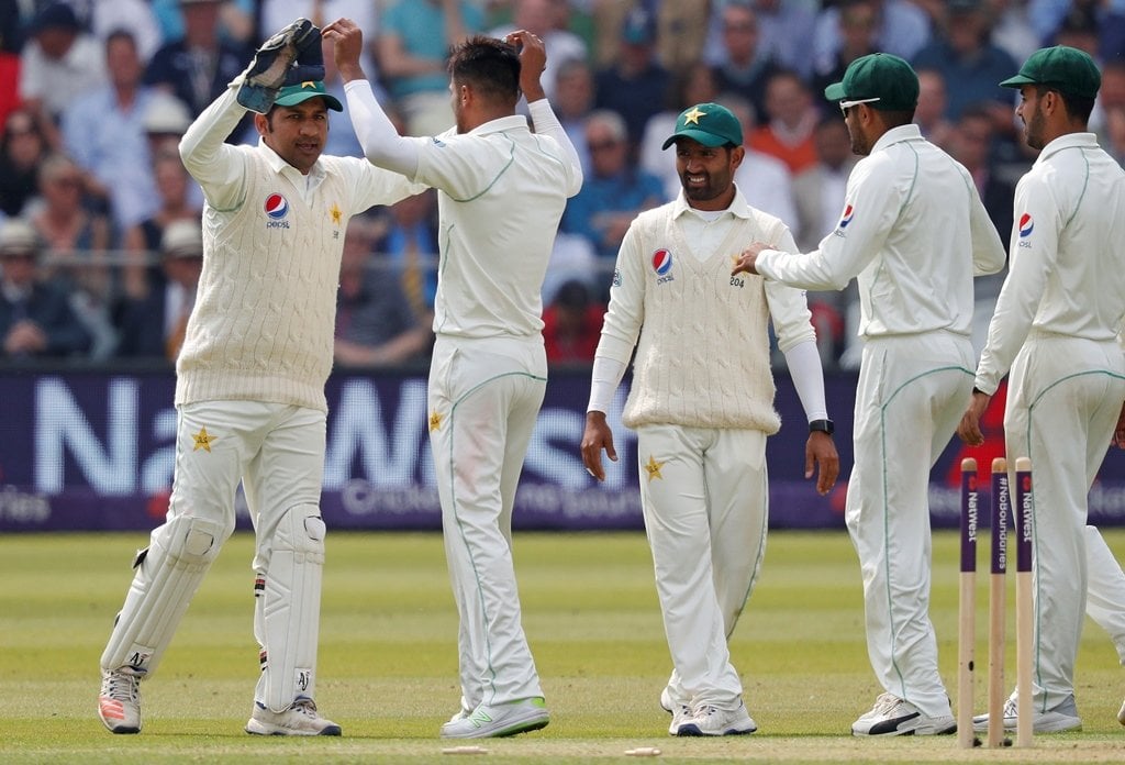 all s well although there is no suggestion of impropriety that pakistan 039 s asad shafiq and babar azam were seen wearing what appeared to be 039 smart watches 039 concerned the icc photo afp