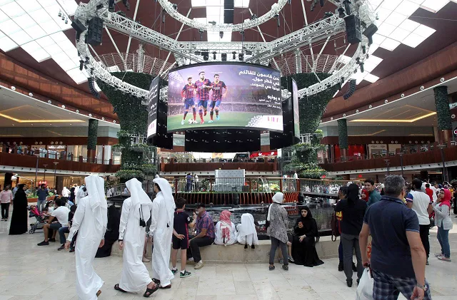 a directive from the economy ministry ordered shops to immediately strip shelves of products from saudi arabia the uae bahrain and egypt photo reuters a directive from the economy ministry ordered shops to immediately strip shelves of products from saudi arabia the uae bahrain and egypt photo reuters