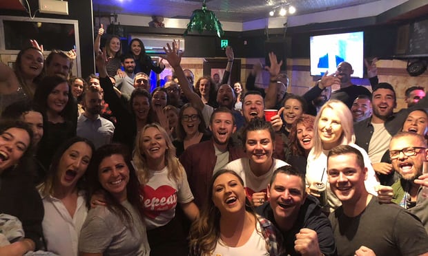 beautiful night of solidarity the event at the baby bear bar in baby bear bar in darlinghurst that celebrated ireland s landslide vote to legalise abortion photo courtesy the guardian