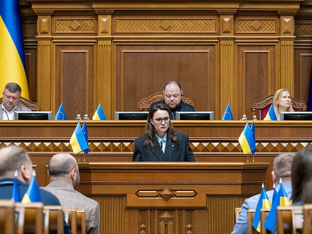 newly appointed ukrainian prime minister yulia svyrydenko attends a session of ukrainian parliament in kyiv ukraine on july 17 2025 photo afp newly appointed ukrainian prime minister yulia svyrydenko attends a session of ukrainian parliament in kyiv ukraine on july 17 2025 photo afp