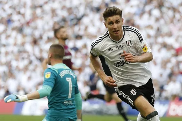 fulham 039 s english midfielder tom cairney celebrates after scoring the opening goal of the english championship play off final football match between aston villa and fulham at wembley stadium in london on may 26 2018 photo afp fulham 039 s english midfielder tom cairney celebrates after scoring the opening goal of the english championship play off final football match between aston villa and fulham at wembley stadium in london on may 26 2018 photo afp