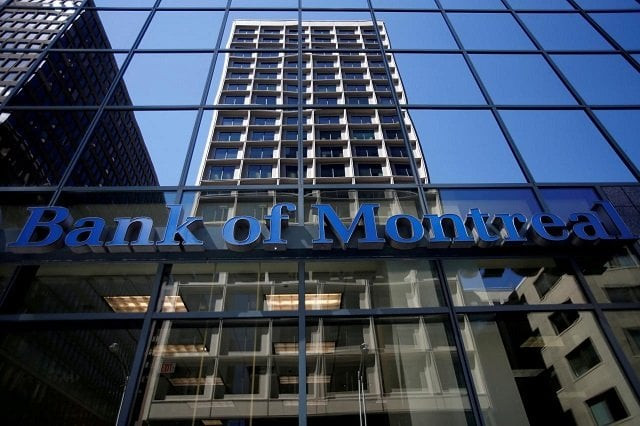a bank of montreal sign is seen outside of a branch in ottawa ontario canada august 23 2016 photo reuters a bank of montreal sign is seen outside of a branch in ottawa ontario canada august 23 2016 photo reuters