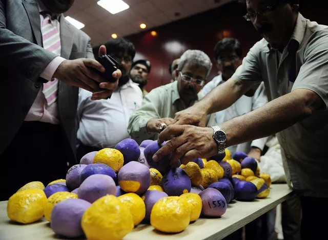 according to the anf spokesperson the seized drugs included 1 548kg hashish 8 7kg heroin and 750 grammes amphetamine photo afp according to the anf spokesperson the seized drugs included 1 548kg hashish 8 7kg heroin and 750 grammes amphetamine photo afp