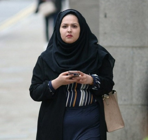 the accused fatima khan arriving at the central criminal court of england and wales the old bailey photo central news