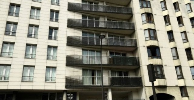 the building in paris where mamoudou gassama scaled four storeys with his bare hands to rescue a child hanging photo afp