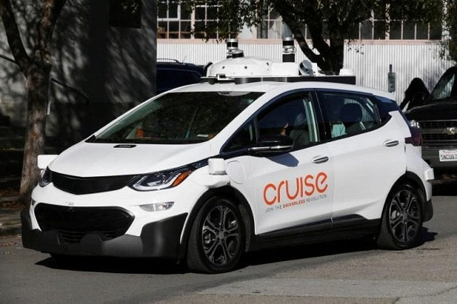 a self driving gm bolt ev is seen during a media event where cruise gm 039 s autonomous car unit showed off its self driving cars in san francisco california us november 28 2017 photo reuters a self driving gm bolt ev is seen during a media event where cruise gm 039 s autonomous car unit showed off its self driving cars in san francisco california us november 28 2017 photo reuters
