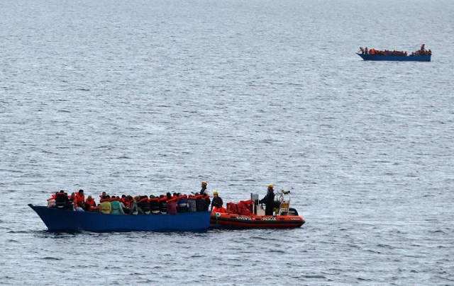 158 migrants land in italy ahead of visit by anti immigrant salvini