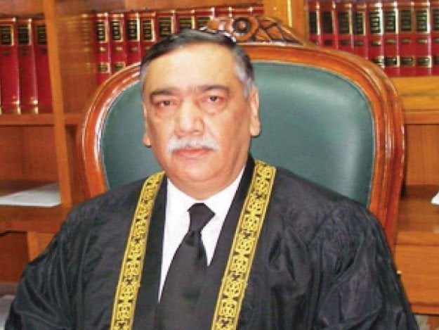 Photo of Asif Saeed Khosa picked for excellence award