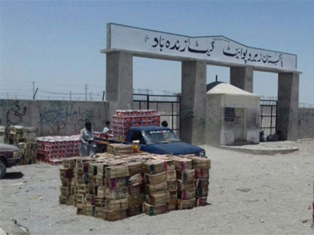 a view of the pak iran zero point trade gate photo file a view of the pak iran zero point trade gate photo file