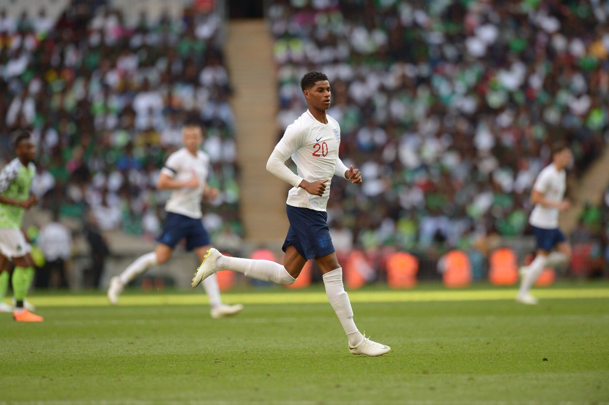 getting a run in rashford came on as a second half substitute in england 039 s 2 1 friendly victory over nigeria on saturday photo courtesy twitter marcus rashford