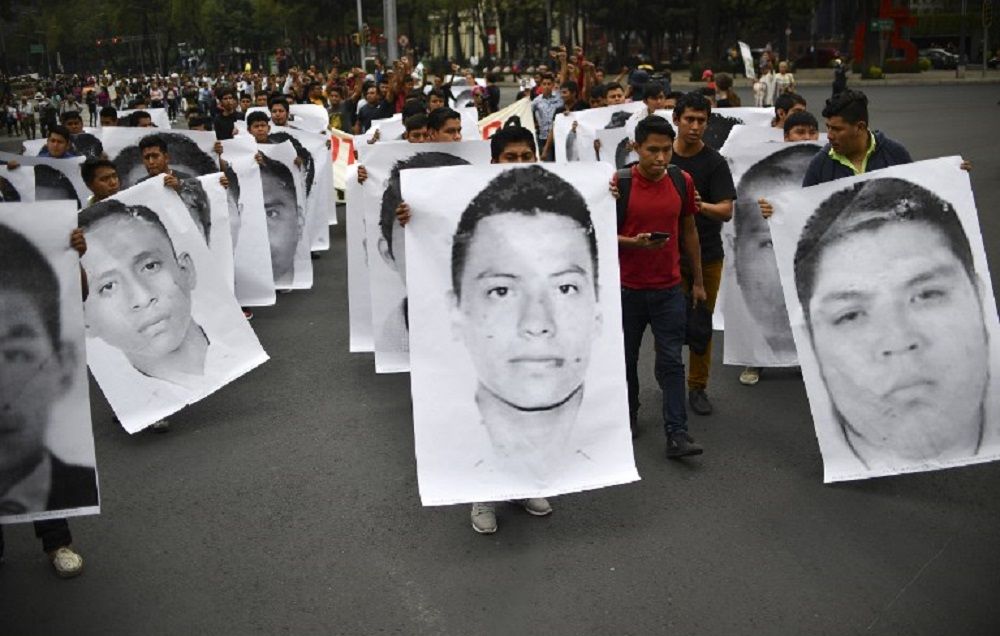 43 students went missing in 2014 and an avid speculation around their massacre prevails photo afp