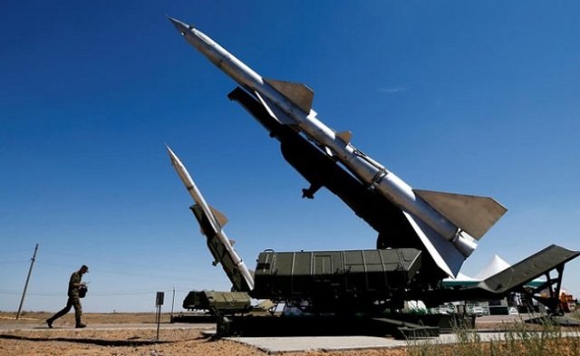 a serviceman walks past anti aircraft defence mobile missile systems during the keys to the sky competition at the international army games 2017 at the ashuluk shooting range outside astrakhan russia august 5 2017 photo reuters