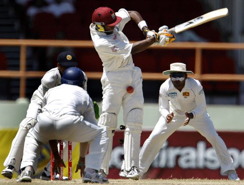 happy memories on their last campaign to the region 10 years earlier the sri lanka team led by mahela jayawardene claimed their first test victory in the west indies photo afp