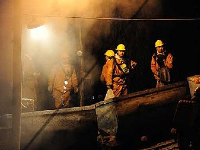 state broadcaster says 25 people are still trapped in the mine photo afp