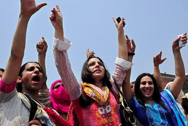 two members of the trans community aspire for seats in national provincial assembly photo afp